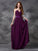 A-line/Princess Sweetheart Ruched Sleeveless Long Chiffon Bridesmaid Dresses CICIP0005563