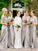 A-Line/Princess Scoop 1/2 Sleeves Floor-Length Satin Bridesmaid Dresses CICIP0005612