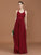 A-Line/Princess Straps Chiffon Ruched Floor-Length Sleeveless Bridesmaid Dresses CICIP0005557