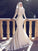 Trumpet/Mermaid Jewel Long Sleeves Sweep/Brush Train Lace Tulle Wedding Dresses CICIP0007003