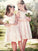 A-Line/Princess Sleeveless Scoop Knee-Length Ruffles Lace Flower Girl Dresses CICIP0007591