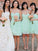 A-Line/Princess Sleeveless Sweetheart Short/Mini Chiffon Bridesmaid Dresses CICIP0005744