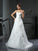 A-Line/Princess Sweetheart Ruched Sleeveless Long Satin Wedding Dresses CICIP0006690