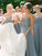 A-Line/Princess Sweetheart Sleeveless Floor-Length Chiffon Bridesmaid Dresses CICIP0005688
