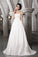 A-Line/Princess Strapless Sleeveless Beading Applique Long Taffeta Wedding Dresses CICIP0006808