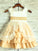 A-line/Princess Square Sleeveless Layers Tea-Length Satin Flower Girl Dresses CICIP0007805