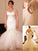 Trumpet/Mermaid Floor-Length Sleeveless Tulle Straps Wedding Dresses CICIP0006681