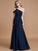 A-Line/Princess One-Shoulder Floor-Length Chiffon Sleeveless Bridesmaid Dresses CICIP0005381