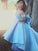 Ball Gown Off-the-Shoulder Ruffles Satin Sleeveless Asymmetrical Flower Girl Dresses CICIP0007593