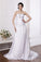 A-Line/Princess Strapless Sleeveless Beading Ruffles Long Silk like Satin Wedding Dresses CICIP0006968
