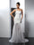 Trumpet/Mermaid One-Shoulder Lace Sleeveless Long Lace Wedding Dresses CICIP0006558