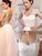 A-Line/Princess Sweetheart Sweep/Brush Train Tulle Sleeveless Wedding Dresses CICIP0006623