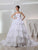 Beading Ball Gown Long Organza Sweetheart Applique Wedding Dresses CICIP0006976