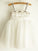 A-Line/Princess Tulle Beading Sleeveless Straps Knee-Length Flower Girl Dresses CICIP0007916
