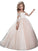 Ball Gown Scoop Long Sleeves Sweep/Brush Train Tulle Flower Girl Dresses CICIP0007540