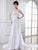 A-Line/Princess One-shoulder Beading Hand-made Flower Sleeveless Chiffon Wedding Dresses CICIP0006896