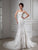 Trumpet/Mermaid Beading Strapless Sleeveless Lace Satin Wedding Dresses CICIP0006761