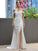 Sheath/Column Satin Ruched Off-the-Shoulder Sleeveless Sweep/Brush Train Wedding Dresses CICIP0007029