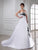 A-Line/Princess Beading Strapless Sleeveless Long Satin Wedding Dresses CICIP0006764