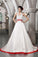 A-Line/Princess V-neck Sleeveless Beading Embroidery Long Satin Wedding Dresses CICIP0006621