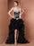 A-Line/Princess Sweetheart Applique Sleeveless Beading High Low Organza Dresses CICIP0008214