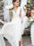 A-Line/Princess V-neck Sleeveless Floor-Length Ruffles Chiffon Wedding Dresses CICIP0006573