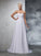 A-Line/Princess Sweetheart Beading Sleeveless Long Chiffon Wedding Dresses CICIP0006780