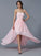 A-Line/Princess Sweetheart Sleeveless Beading High Low Chiffon Homecoming Dresses CICIP0008334