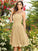 A-Line/Princess Strapless Pleats Sleeveless Short Chiffon Bridesmaid Dresses CICIP0005323
