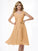 A-Line/Princess Straps Sleeveless Pleats Short Chiffon Bridesmaid Dresses CICIP0005096