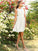 A-Line/Princess Bateau Applique Sleeveless Short Chiffon Bridesmaid Dresses CICIP0005044