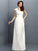 A-Line/Princess Straps Pleats Sleeveless Long Chiffon Bridesmaid Dresses CICIP0005181