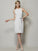 Sheath/Column Scoop Sleeveless Short Chiffon Bridesmaid Dresses CICIP0005508