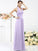 A-Line/Princess Halter Pleats Sleeveless Long Chiffon Bridesmaid Dresses CICIP0005502