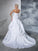 Ball Gown Strapless Applique Sleeveless Long Satin Wedding Dresses CICIP0006813