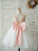 A-Line/Princess Sequin Tulle Scoop Sleeveless Knee-Length Flower Girl Dresses CICIP0007586