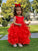 Ball Gown Organza Layers Scoop Sleeveless Ankle-Length Flower Girl Dresses CICIP0007478