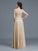 A-Line/Princess Scoop Sleeveless Ruffles Chiffon Floor-Length Mother of the Bride Dresses CICIP0007103