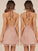 A-Line/Princess Sleeveless Halter Tulle Ruffles Short/Mini Dresses CICIP0008224