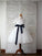 A-line/Princess Scoop 1/2 Sleeves Sash/Ribbon/Belt Tea-Length Tulle Flower Girl Dresses CICIP0007629