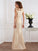 Sheath/Column V-neck Short Sleeves Ruffles Long Taffeta Mother of the Bride Dresses CICIP0007389