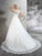 Ball Gown Sheer Neck Sash/Ribbon/Belt Sleeveless Long Net Wedding Dresses CICIP0006639