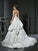 Ball Gown Strapless Applique Sleeveless Long Satin Wedding Dresses CICIP0006906