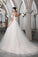 Ball Gown Strapless Sleeveless Beading Feather Long Net Wedding Dresses CICIP0006710