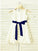 A-line/Princess Straps Sleeveless Layers Tea-Length Chiffon Flower Girl Dresses CICIP0007887