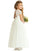 A-Line/Princess Tulle Lace Scoop Short Sleeves Ankle-Length Flower Girl Dresses CICIP0007868