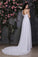 A-Line/Princess One-Shoulder Sleeveless Hand-Made Flower Ruffles Long Chiffon Wedding Dresses CICIP0006989
