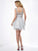 A-Line/Princess Straps Sleeveless Beading Short Elastic Woven Satin Homecoming Dresses CICIP0008435