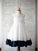 A-line/Princess Scoop Sleeveless Bowknot Tea-Length Lace Flower Girl Dresses CICIP0007556