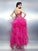 A-Line/Princess Sweetheart Rhinestone Sleeveless High Low Organza Cocktail Dresses CICIP0008385